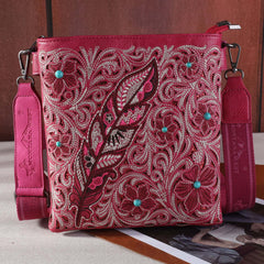 Montana West Embroidered Floral Cut-out Collection Concealed Carry Crossbody