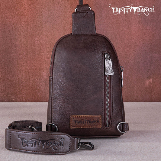 Trinity Ranch Genuine Hair-On Cowhide  Collection Sling Bag