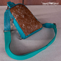 Trinity Ranch Genuine Hair-On Cowhide  Collection Sling Bag