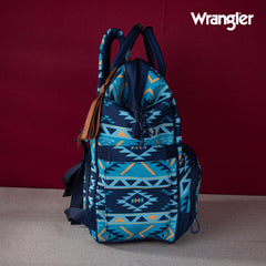 2024 New Wrangler Aztec Southwestern Pattern Dual Sided Print Multi-function Backpack