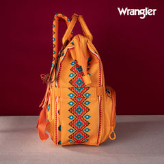 2024 New Wrangler Aztec Southwestern Pattern Dual Sided Print Multi-function Backpack