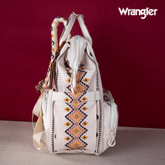 2024 New Wrangler Aztec Southwestern Pattern Dual Sided Print Multi-function Backpack