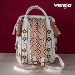 2024 New Wrangler Aztec Southwestern Pattern Dual Sided Print Multi-function Backpack