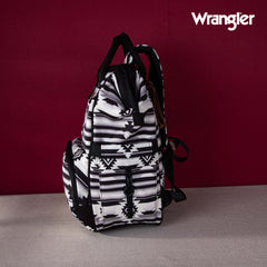 2024 New Wrangler Aztec Southwestern Pattern Dual Sided Print Multi-function Backpack