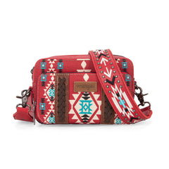 Wrangler Aztec Printed Crossbody Purse