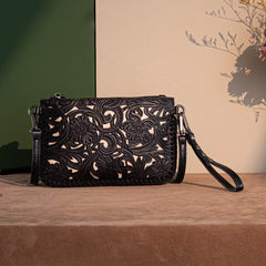 Trinity Ranch Tooled Crossbody Purse