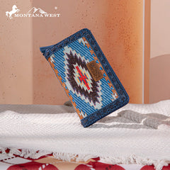 Montana West Aztec Embroidered Wallet