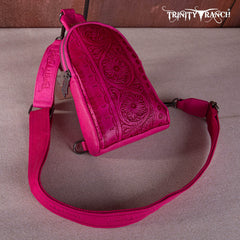 Trinity Ranch Floral Tooled  Collection Sling Bag