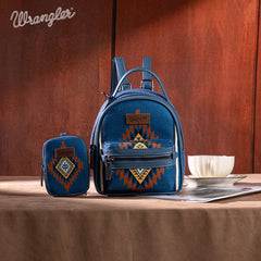 Wrangler Southwestern Knitted Mini Backpack With Coin Pouch