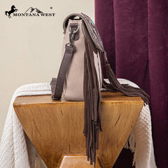 Montana West Flap Fringe Crossbody Purse