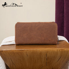 Montana West Cut-out Embroidered Wallet