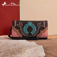 MONTANA WEST FRINGE CONCHO WESTERN PURSE SET