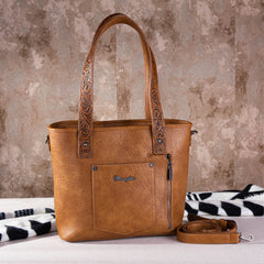 2024 New Wrangler Hair-On Cowhide Tote/Crossbody Bag Collection - Cowgirl Wear