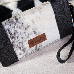 2024 New Wrangler Hair-On Cowhide Tote/Crossbody Bag Collection - Cowgirl Wear