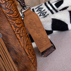 2024 New Wrangler Hair-On Cowhide Tote/Crossbody Bag Collection - Cowgirl Wear