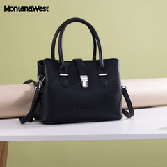 Montana West Buckle Crossbody Tote Bag - Limited Stock