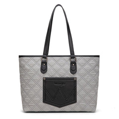 Wrangler Quilted Tote Bag Detachable Card Holder