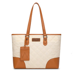 Wrangler Quilted Tote Bag Detachable Card Holder