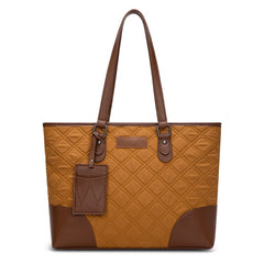 Wrangler Quilted Tote Bag Detachable Card Holder