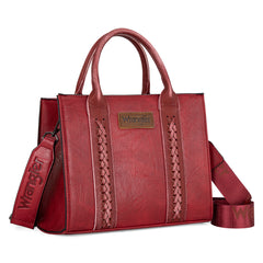 WG70-8120D  Wrangler Whipstitch Small Tote/Crossbody - Red