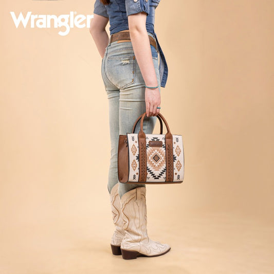 Wrangler Aztec Pattern Print Tote Bag
