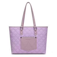 Wrangler Quilted Tote Bag Detachable Card Holder