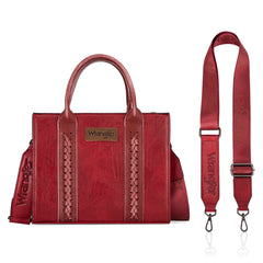 WG70-8120D  Wrangler Whipstitch Small Tote/Crossbody - Red
