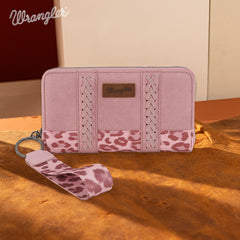 Wrangler Concealed Carry Leopard/Crocodile/Cow Pattern Tote/Crossbody Bag