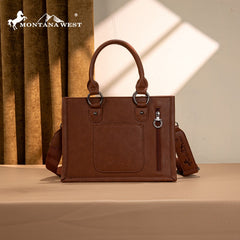 Montana West Tooled Concho Concealed Carry Tote Bag