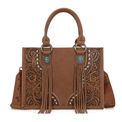 Montana West Tooled Concho Concealed Carry Tote Bag