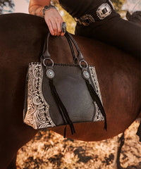 Trinity Ranch Concho Collection Tote/Crossbody