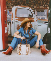 Trinity Ranch Concho Collection Tote/Crossbody