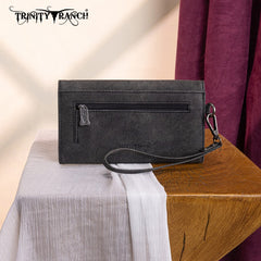 Trinity Ranch Aztec Tooled Fringe Concealed Carry Tote Set