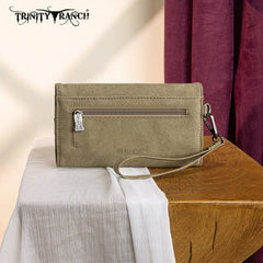 Trinity Ranch Aztec Tooled Fringe Concealed Carry Tote Set