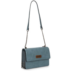 Wrangler Vintage Flap Crossbody Purse