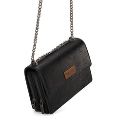Wrangler Vintage Flap Crossbody Purse