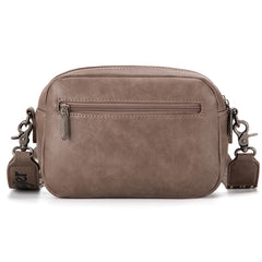 Wrangler Dual Zipper Stitch Crossbody Bag