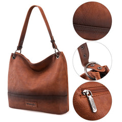 Wrangler Vegan Leather Hobo Bag