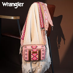 Wrangler Aztec Printed Crossbody Purse