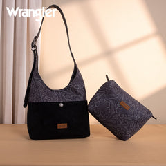 Wrangler Vintage Floral Printed Hobo Bag