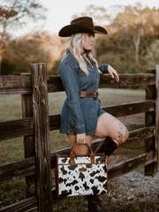 Wrangler Multi-Pocket Western Work Laptop Tote Bag