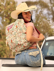 Montana West Serape Aztec Print Backpack-2Pcs Set