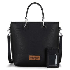 Wrangler Top Handle Tote Bag Detachable Key Ring Card Holder