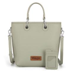 Wrangler Top Handle Tote Bag Detachable Key Ring Card Holder
