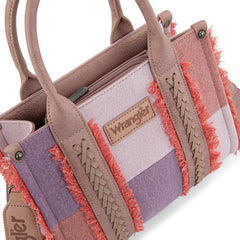 Wrangler Canvas Braided Fringe Tote Bag