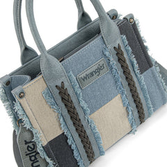 Wrangler Canvas Braided Fringe Tote Bag