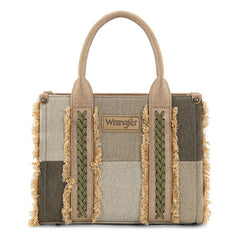 Wrangler Canvas Braided Fringe Tote Bag