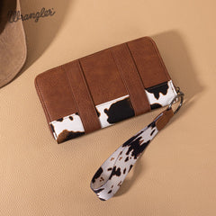 Wrangler Concealed Carry Leopard/Crocodile/Cow Pattern Tote/Crossbody Bag