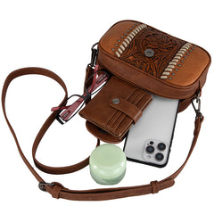 Montana West Tooled Collection Crossbody