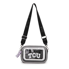Texas Christian University Horned Frogs Clear Crossbody Bag